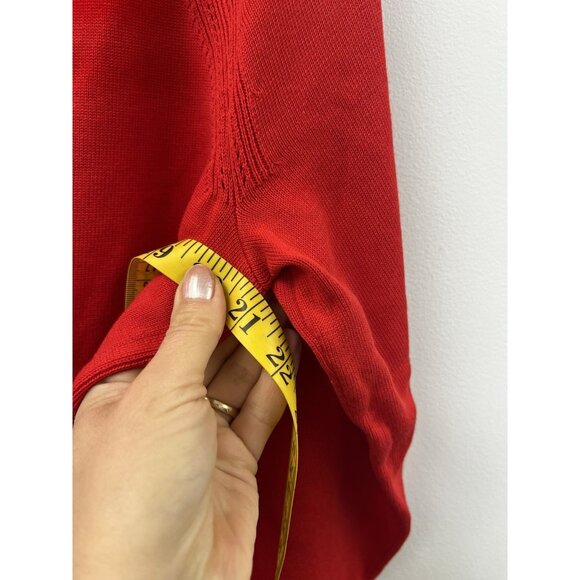 Talbots Petite Women's Red Pink Lightweight Long Sleeve Cardigan Cotton Blend LP - Picture 8 of 9